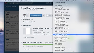 How to copy checklist(s) from other cards on Trello