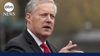 Mark Meadows granted immunity to testify before grand jury in Trump case l GMA