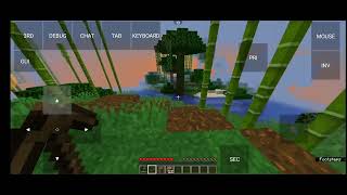 I AM OVER POWERED BY IRON ARMOUR IN POJAV LAUNCHER MINECRAFT #trending #minecraft #viral