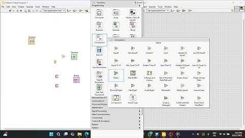 (LabView) Numeric Comparison Boolean + String Output