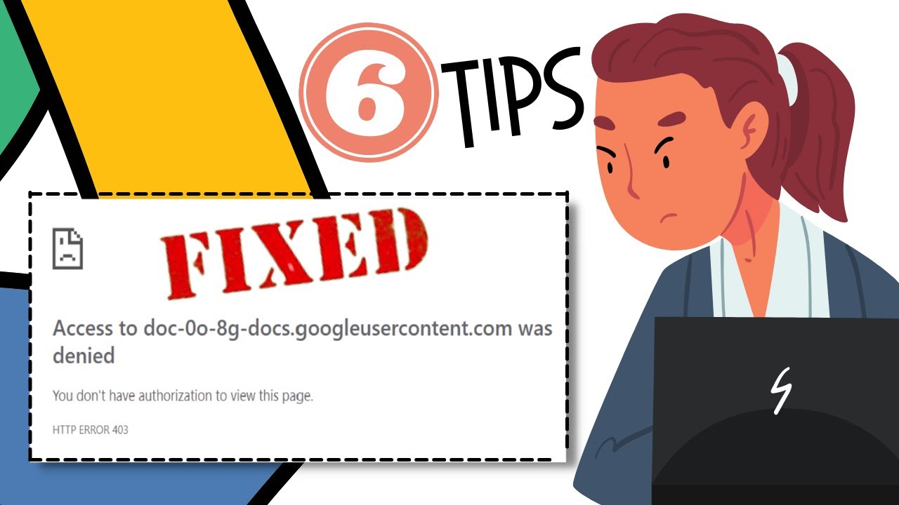 How to Solve Google Drive Access Denied (6 WORKING TIPS!)