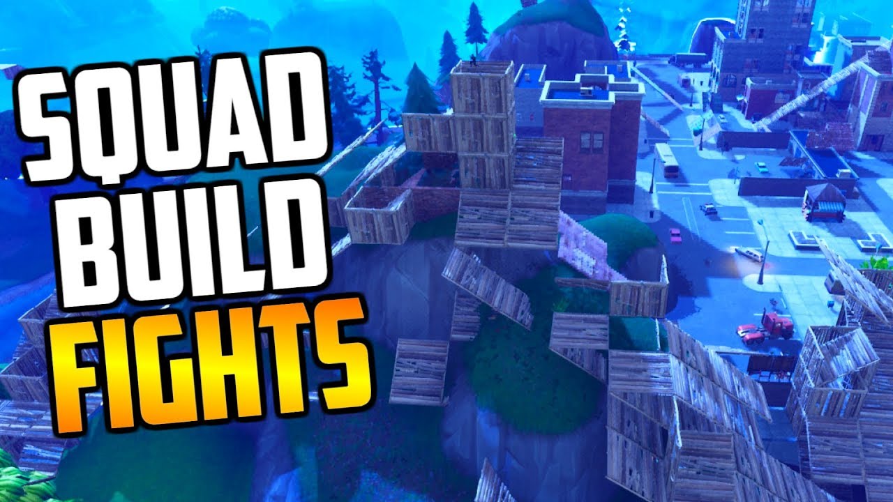 CRAZY SQUAD VS SQUAD BUILD FIGHTS - FORTNITE BATTLE ROYALE - YouTube