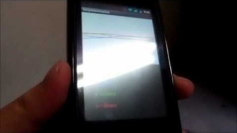 Android Accelerometer Test