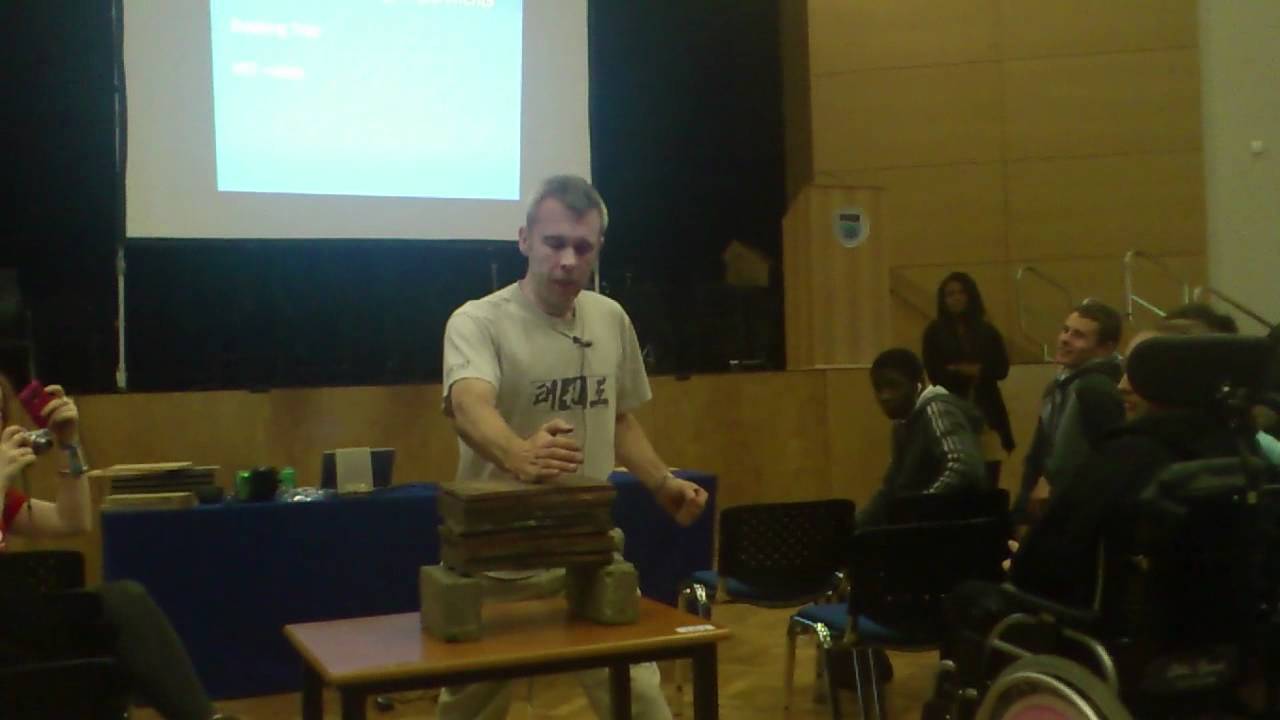 Physics of Martial Arts Demonstration YouTube