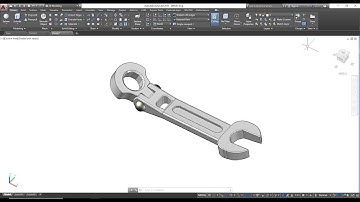 Make 3D Flex Hand Wrench In AutoCAD