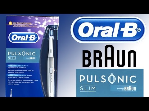 Braun Oral-B Pulsonic Slim Electric Toothbrush unboxing