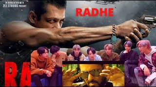 Radhe Title Track | Radhe - Your Most Wanted Bhai | Salman Khan & Disha Patani | BTS Reaction