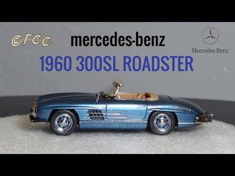 Classic Models 300SL青 GFCC 1960 Mercedes-Benz 300SL Roadster Metallic Blue 1/64