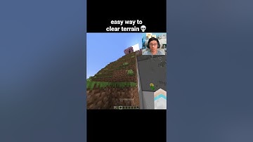 Minecraft Clear Terrain Command Moment