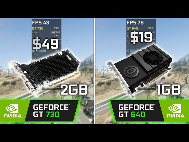 Nvidia GT 640 2GB Vs GT 740 4GB GTA V Benchmark 