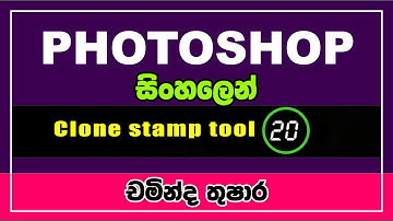 20 - Adobe Photoshop || Clone Stamp Tool || Sinhala || IT Plus