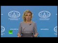 Захарова вправляет мозги журналистке CNN