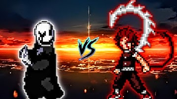 WD Gaster V2 (New) VS Tanjiro (all form) in Jump Force Mugen