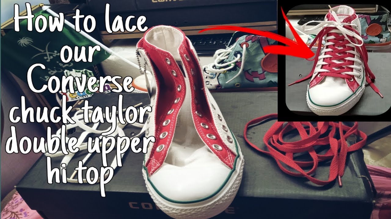 how to double lace shoes converse
