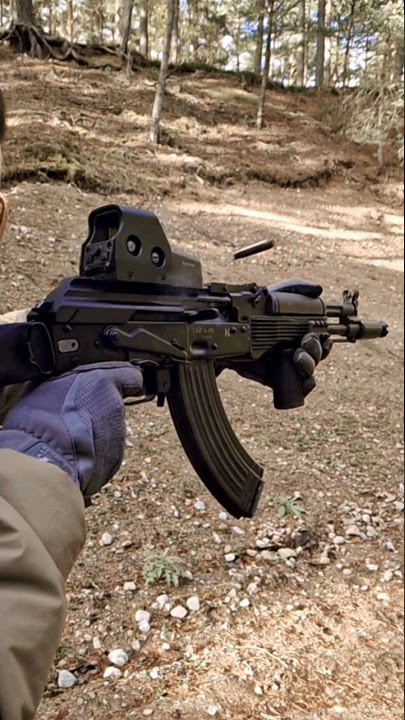 AMAZING DIFFERENCE - Standard AK Piston vs KNS Adjustable Gas Piston - AK SLOW MOTION