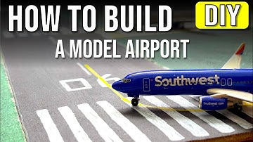 How to Build a Realistic Model Airport in 5 EASY Steps!