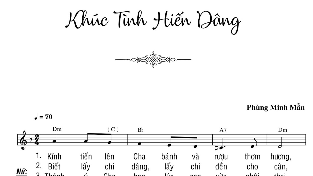 KHÚC TÌNH HIẾN DÂNG - PHÙNG MINH MẪN - Trình bày Angelo Band