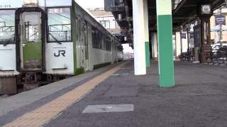 磐越西線キハ110快速あがの号会津若松行き新津駅発車[HD]