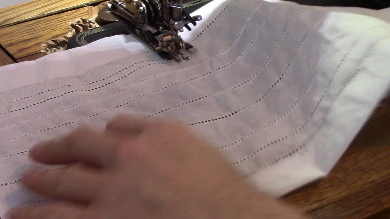 Tricks for using a Singer Hemstitcher Attachment 121387 (using a Singer 201K)