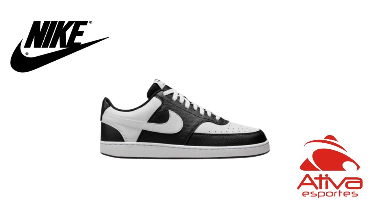 Tênis Nike Court Vision Low Masculino HM9862-001 - Ativa Esportes