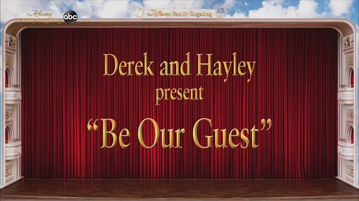 Derek Hough&Hayley Erbert performs 'Be our guest' ...