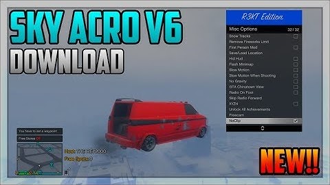 GTA5 SkyAcro Mod Menu Xbox360 RGH/Jtag