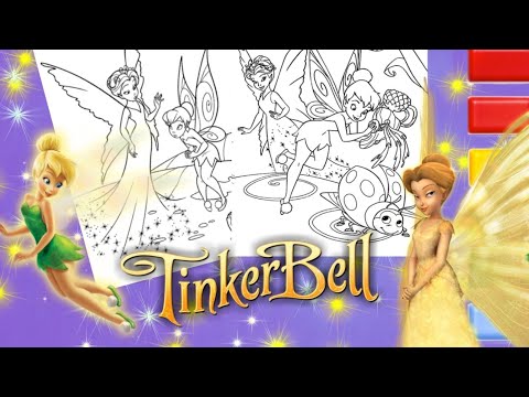 tinkerbell queen clarion coloring pages