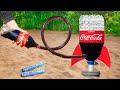 DIY Coca Cola and Mentos Rocket | Best Experiments and Tests
