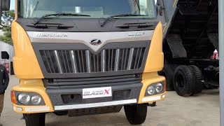 Mahindra Blazo X 35 tipper truck walk around video | Rishabh Chatterjee