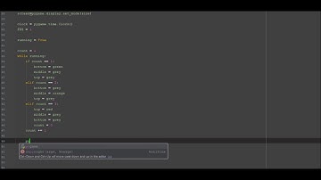 colour flashing shapes - pygame - python 3.4