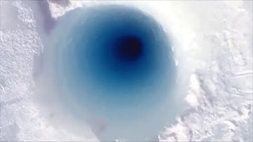 Ice Thrown Down Bore Hole In Antarctica Makes Strange Sound