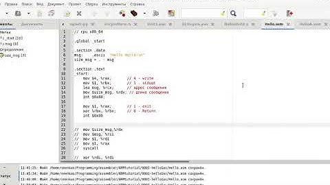 Ассемблер ARM/ARM64, x86/x86_64. Hello World.