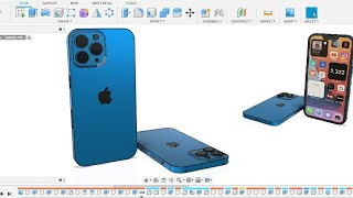 How to make iphone 13 pro In fusion 360 | Fusion 360 Tutorial for beginners