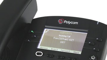 Polycom VVX 301 - Answer a Call