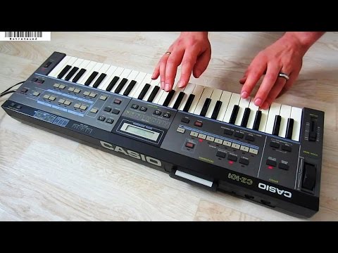 CASIO CZ-101 PD-Synthesizer (1984) - YouTube