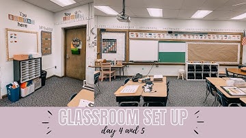 CLASSROOM SET UP DAY 4 & 5 | First-Year Teacher