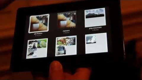 New Blackberry Playbook exclusive hands on interface demo