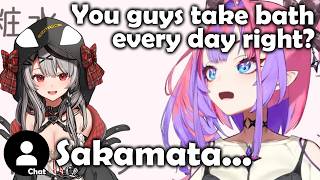 Vivi Thinks Bathing Every Day is Natural and Chat Brings Up Sakamata Chloe...
