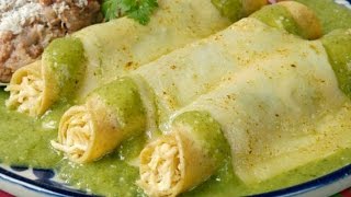 prepara unas deliciosas enchiladas suizas o verdes