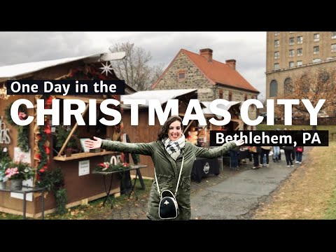 Bethlehem, PA: Christmas City USA | Things to do during Christmas in Moravian District 2021 | Vlog