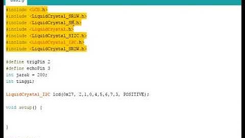 Alat Pengukur Tinggi Badan Dengan Arduino dan Sensor Ultrasonik
