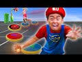 Ultimate GIANT MARIO PARTY BOARD Game - Challenge for $10,000 (ft. @OurFire )
