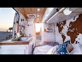 Van Tour | Breathtaking SELF-BUILD Campervan | Surfer's DOUBLE-GALLEY Van Conversion