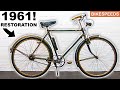 Vintage raleigh restoration full 1961 road bike rebuild