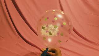 HEART BALLOON INFLATION AND DEFLATION!!!