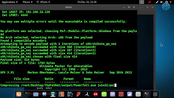 Bypass #AntiVirus and #Hack Windows 7, 8, 10 using #TheFatRat - Kali Linux