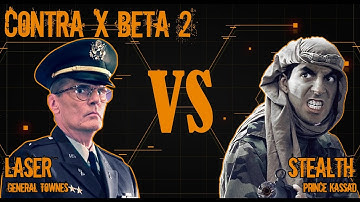 C&C Generals Contra X BETA 2. Challenge: Laser General vs Stealth General [Hard] #1