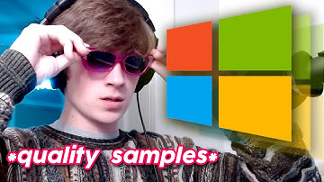 making a song out of WINDOWS SOUNDS