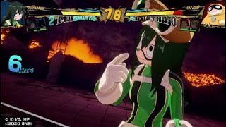 My Hero One's Justice 2: Tsuyu Asui vs. Heroes & Villains [Route B] (Arcade Mode)