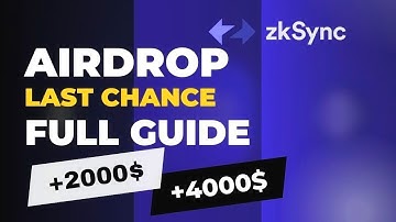 AIRDROP ZKSYNC | TOKEN AIRDROP FULL GUIDE | AIRDROP TESTNET 2.0